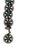 Load image into Gallery viewer, Ladies Vintage Bronze Round Metal Bead Centre Link Adjustable Buckle Waist Belts