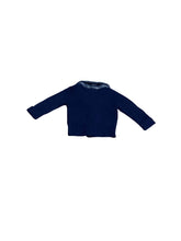Load image into Gallery viewer, Baby Boys Navy Stripe Open Collar Buttons Thick Cable Knit Longsleeve Cardigans