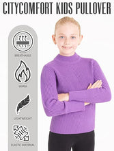 Load image into Gallery viewer, Girls City Comfort Pullover Ribbed High Neck Knitted Long Sleeve Sweater Jumper