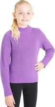 Load image into Gallery viewer, Girls City Comfort Pullover Ribbed High Neck Knitted Long Sleeve Sweater Jumper