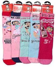 Load image into Gallery viewer, Girls Official Betty Boop Dressy Socks Shoe Size:uk 9-12