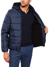 Load image into Gallery viewer, Mens Puffer Hooded Jackets Quilted Lightweight Padded Windproof Coat