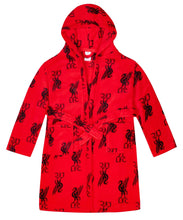 Load image into Gallery viewer, Boys Girls Kids Official Liverpool FC Football Soft Fleece DressingGown