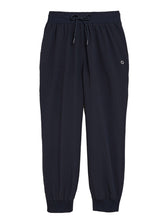 Load image into Gallery viewer, Ladies Navy 3/4 Bottoms Elasticated Waist Tie Joggers