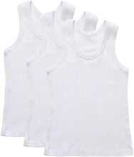 Load image into Gallery viewer, Boys Toddlers White Soft Cotton Sleeveless Vest Underwear Top