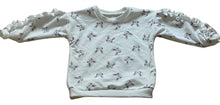 Load image into Gallery viewer, Girls Toddlers White Bunny Head Prints Long Sleeve Frills Sweatshirts Tops
