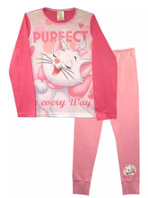 Load image into Gallery viewer, Girls Disney Aristocats Purfect In Every Way Cotton Long Sleeve Pyjamas