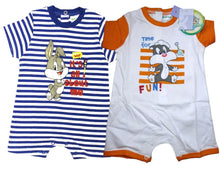 Load image into Gallery viewer, Baby Boy Girl Looney Tunes Funny Short Sleeve Cotton Bodysuit Romper