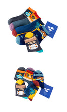 Load image into Gallery viewer, Boys Toddlers Cute Cartoon Characters 5PK Socks
