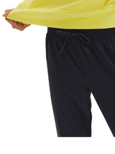 Load image into Gallery viewer, Ladies Navy 3/4 Bottoms Elasticated Waist Tie Joggers