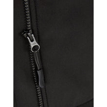 Load image into Gallery viewer, Mens Black / Navy Softshell Fleece Lined Water Repellent Jackets