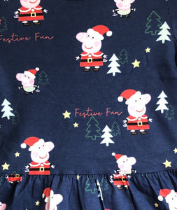 Girls Peppa Pig Christmas Top Dress & Leggings Sets