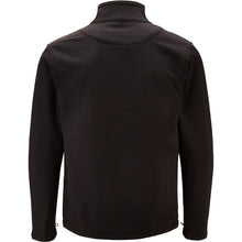 Load image into Gallery viewer, Mens Black / Navy Softshell Fleece Lined Water Repellent Jackets