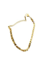 Load image into Gallery viewer, Ladies Gold 316L Stainless Steel Double Inter Link Chain Anklets