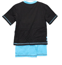 Load image into Gallery viewer, Boys Batman Blue & Black Short Sleeve Top & Shorts Summer Pyjamas Sets
