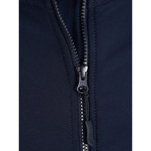 Load image into Gallery viewer, Mens Black / Navy Softshell Fleece Lined Water Repellent Jackets