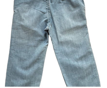 Load image into Gallery viewer, Boys Light Dark Blue Wash Elasticated Waist Cotton Cuffed Hem Jogger Denim Jeans