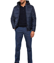 Load image into Gallery viewer, Mens Puffer Hooded Jackets Quilted Lightweight Padded Windproof Coat