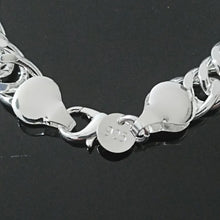 Load image into Gallery viewer, Ladies 925 Sterling Silver Solid Weave Chain Thick Bracelets