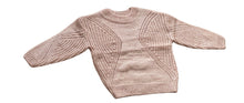 Load image into Gallery viewer, Girls Palamino Cable Knit Crew Ribbed Neck Long Sleeve Jumpers