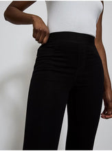 Load image into Gallery viewer, Black High Waisted Elasticated Waistband Skinny Fit Stretchy Pant Jeggings
