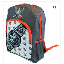 Load image into Gallery viewer, Boys Girls WWE Wrestling Champion Themed Backpack School Bags