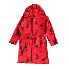 Load image into Gallery viewer, Boys Girls Kids Official Liverpool FC Football Soft Fleece DressingGown