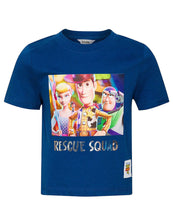 Load image into Gallery viewer, Boys Blue Toy Story Rescue Squad Top & Shorts Pyjamas Set