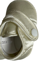Load image into Gallery viewer, Baby Boys Girls Ivory Bootie Christening Baptism Satin Soft Shoes 0-12 Months
