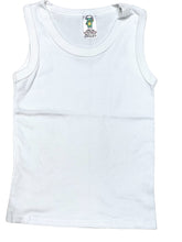 Load image into Gallery viewer, Boys Toddlers White Soft Cotton Sleeveless Vest Underwear Top