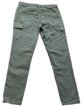 Load image into Gallery viewer, Boys Olive Cotton Rich Combat Cargo Casual Regular Fit Trousers