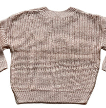 Load image into Gallery viewer, Girls Palamino Cable Knit Crew Ribbed Neck Long Sleeve Jumpers