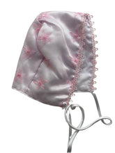 Load image into Gallery viewer, Baby Girls Toddlers Satin Mesh Embroidered Lace Baptism + Hood Christening Gown