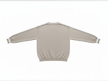 Load image into Gallery viewer, Mens Beige White Trim Cotton Rich V-Neck Longsleeve Cardigan