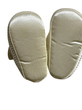 Load image into Gallery viewer, Baby Boys Girls Ivory Bootie Christening Baptism Satin Soft Shoes 0-12 Months
