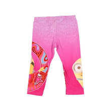 Load image into Gallery viewer, Girls Minions Soft Stretchy Short Length Leggings
