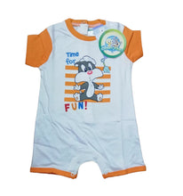 Load image into Gallery viewer, Baby Boy Girl Looney Tunes Funny Short Sleeve Cotton Bodysuit Romper