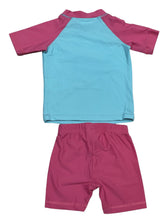 Load image into Gallery viewer, Girls Official Alive Blue & Pink Mermaid 3 Pce Swimsuits