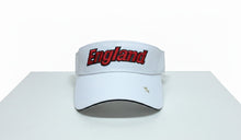 Load image into Gallery viewer, England Star Embroidery Unisex Navy / White Open Top Adjustable Sun Holiday Cap