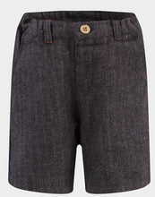 Load image into Gallery viewer, Boys Toddlers Brushed Herringbone Cotton Elasticated Waist Shorts