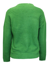 Load image into Gallery viewer, Ladies Wide Ribbed Button Through Soft Knitted V-Neck Plus Size Cardigans