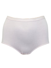 Load image into Gallery viewer, Ladies Pure Cotton High Waisted Plus Size Full Briefs
