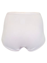 Load image into Gallery viewer, Ladies Pure Cotton High Waisted Plus Size Full Briefs