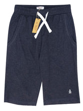 Load image into Gallery viewer, Mens Penguin Drawstring Waist Ribbed Cotton Gym Casual Shorts