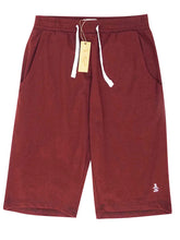 Load image into Gallery viewer, Mens Penguin Drawstring Waist Ribbed Cotton Gym Casual Shorts