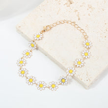 Load image into Gallery viewer, Ladies Cute White Sweet Daisy Sunshine Flower Bracelets