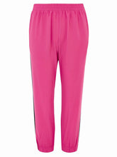 Load image into Gallery viewer, Womens Raspberry Capri 3/4 Crop Elasticated Waist Plus Size Joggers
