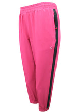 Load image into Gallery viewer, Womens Raspberry Capri 3/4 Crop Elasticated Waist Plus Size Joggers