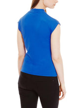 Load image into Gallery viewer, Ladies High Neck Cap Sleeve Soft Knitted Jumper