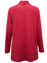 Load image into Gallery viewer, Ladies J.Jill Red Cotton Blend Turtle Neck Top